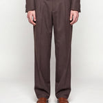 ABITO CROP DOPPIOPETTO BROWN crop pantalone frontale