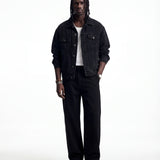 SKYLINE DENIM JACKET BLACK