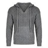 SWEATER HOODLACE GREY