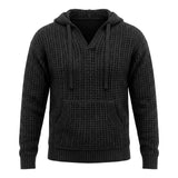 SWEATER HOODLACE BLACK