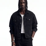 SKYLINE DENIM JACKET BLACK