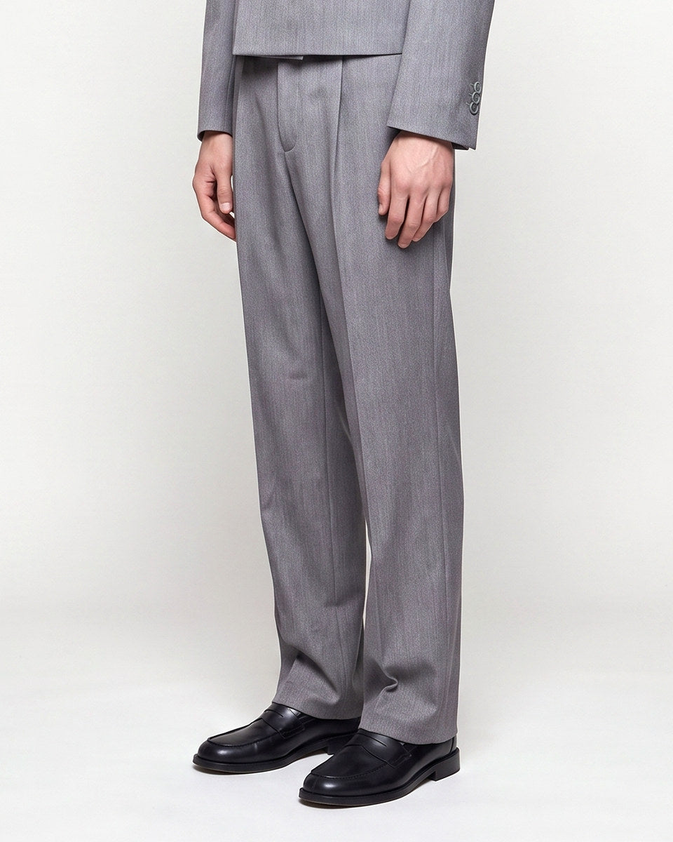 ABITO CROP DOPPIOPETTO GREY crop pantalone 45