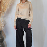 ELEGANT OVER PANT BLACK