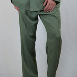 ELEGANT SAGE GREEN PANTS