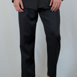 ELEGANT BLACK ANTHRACITE PANTS