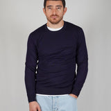 GIROCOLLO IN MAGLIA BLU