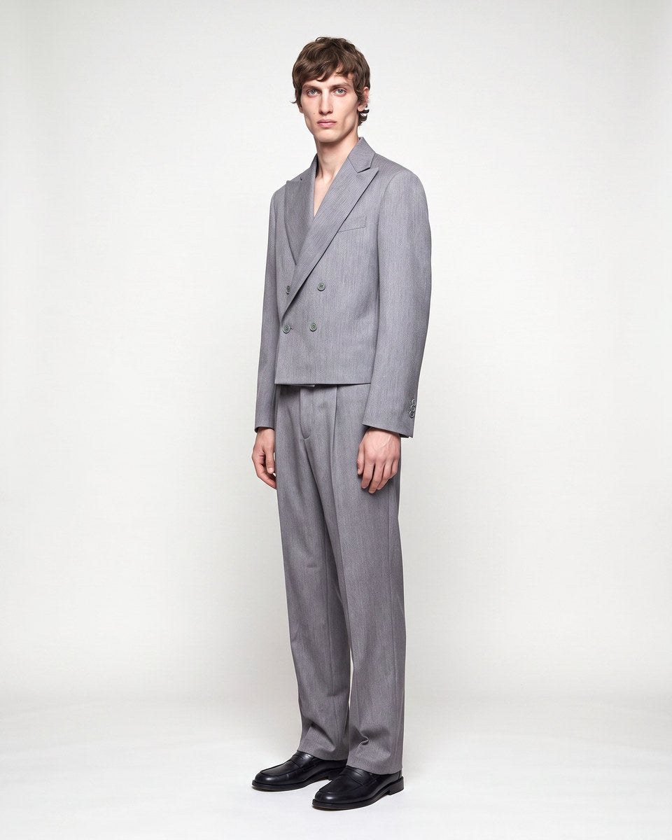 ABITO CROP DOPPIOPETTO GREY full body 45