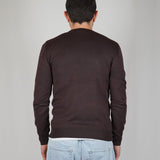 GIROCOLLO IN MAGLIA BROWN
