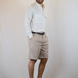 CAMICIA IN LINO BIANCA