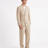 ABITO IN LINO BEIGE