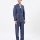 ABITO IN LINO BLUE