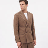ABITO IN LINO BROWN