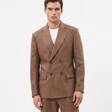 ABITO IN LINO BROWN