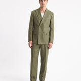 ABITO IN LINO GREEN
