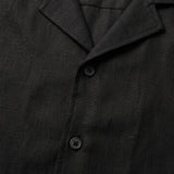COORDINATO SHORT IN LINO BLACK