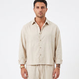 COORDINATO ELEGANT IN LINO WHITE