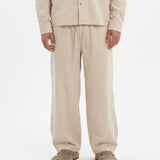 COORDINATO OVER IN LINO BEIGE