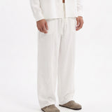 COORDINATO OVER IN LINO WHITE