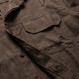 COORDINATO OVER IN LINO BROWN