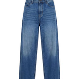 OVERSIZED STONE WASHED DENIM