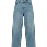 OVERSIZED STONE WASHED DENIM