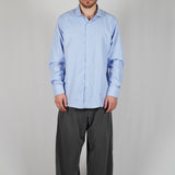 CAMICIA ELEGANT CELESTE A QUADRETTI