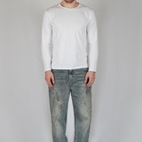 OVERSIZED STONE WASHED DENIM