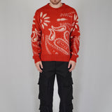 SWEATER MOHAIR PAISLEY