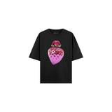 T-SHIRT BLACK STRAWBERRY