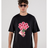 BLACK KISS BOUQUET T-SHIRT