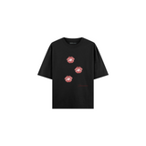 BLACK 3 KISSES T-SHIRT