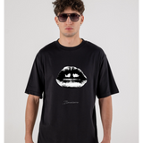 T-SHIRT BLACK LIPS