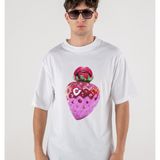 T-SHIRT WHITE STRAWBERRY