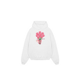 WHITE KISS BOUQUET SWEATSHIRT