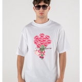 WHITE KISS BOUQUET T-SHIRT