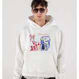 WHITE DAILY LIFE SWEATSHIRT