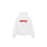 WHITE SEXY SWEATSHIRT