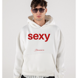 WHITE SEXY SWEATSHIRT