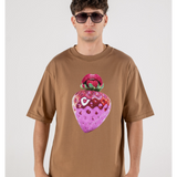 SAND STRAWBERRY T-SHIRT