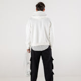 WHITE DAILY LIFE SWEATSHIRT