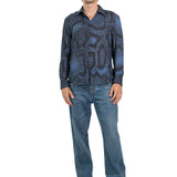 CAMICIA BLUE SNAKE