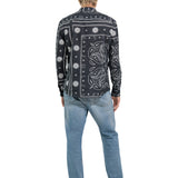 BLACK LONDON PAISLEY SHIRT