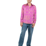 CAMICIA FUCSIA LONDON PAISLEY