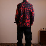 RED SPRAY EFFECT SHIRT