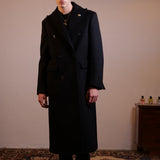 BLACK WOOL COAT