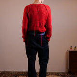 SWEATER SEWED RED