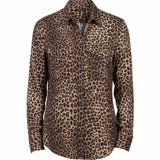 CAMICIA BROWN LEOPARD