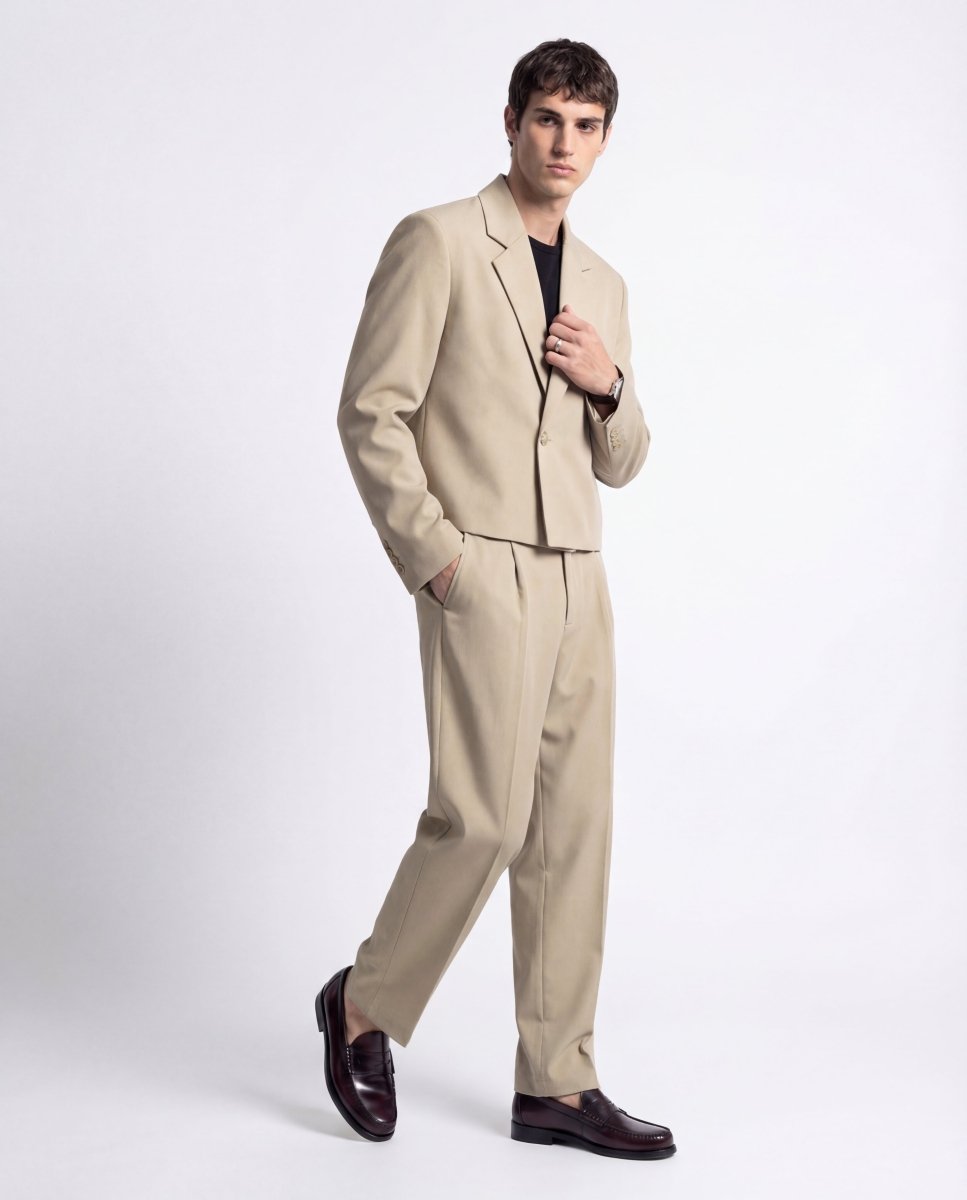 ABITO CROP BEIGE - Benevierre