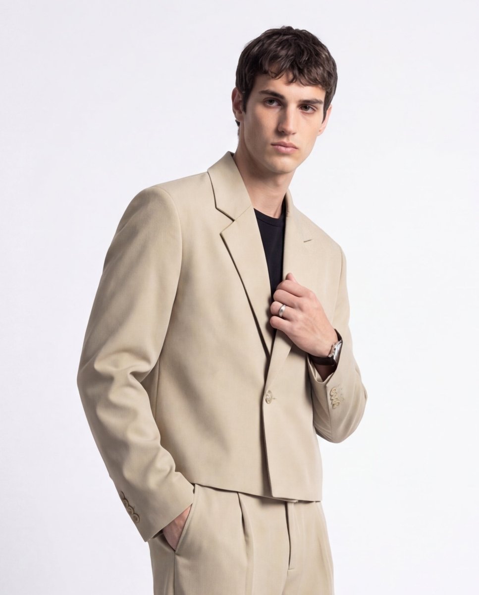 ABITO CROP BEIGE - Benevierre