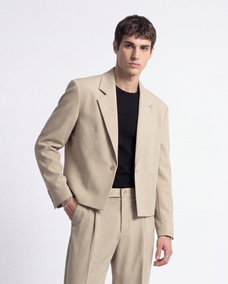 ABITO CROP BEIGE - Benevierre